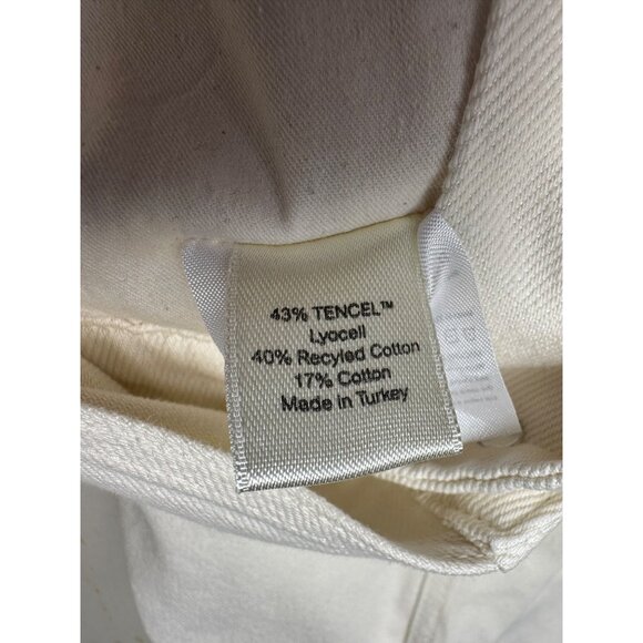 Reformation Smith Denim Overall Ivory Size 6 Boho Festival Hippie Casual Cowgirl - Picture 9 of 11